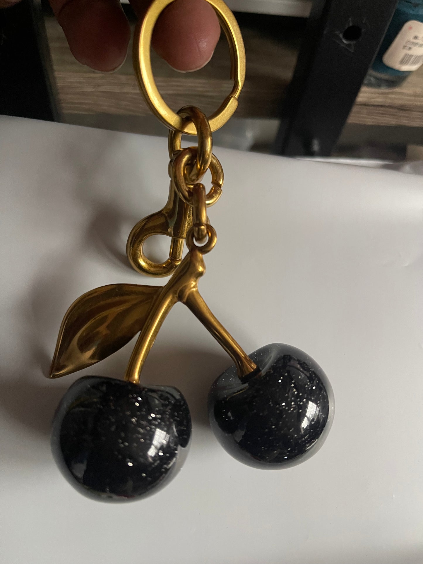 Cherry Drop Purse Charm