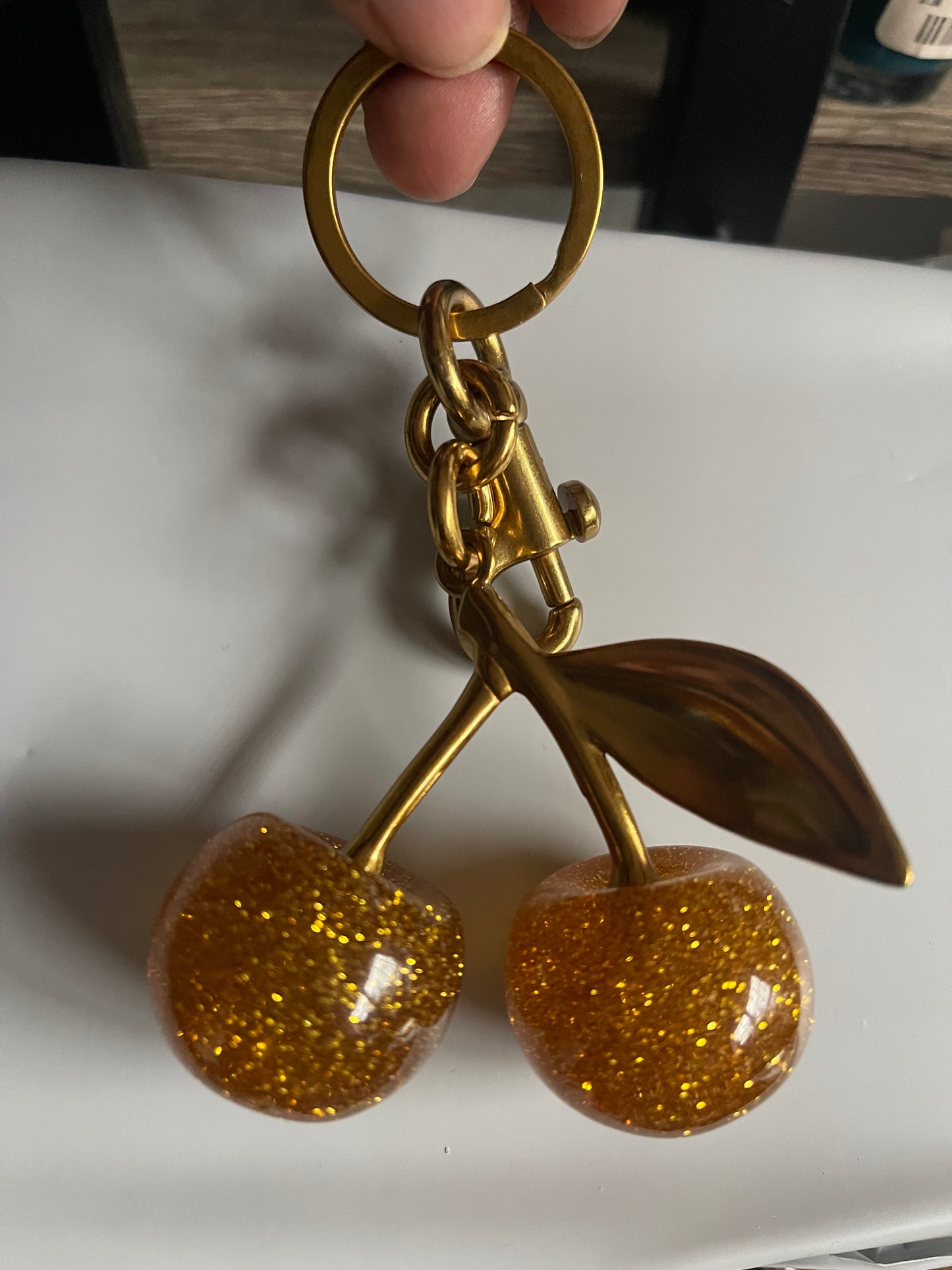 Cherry Drop Purse Charm