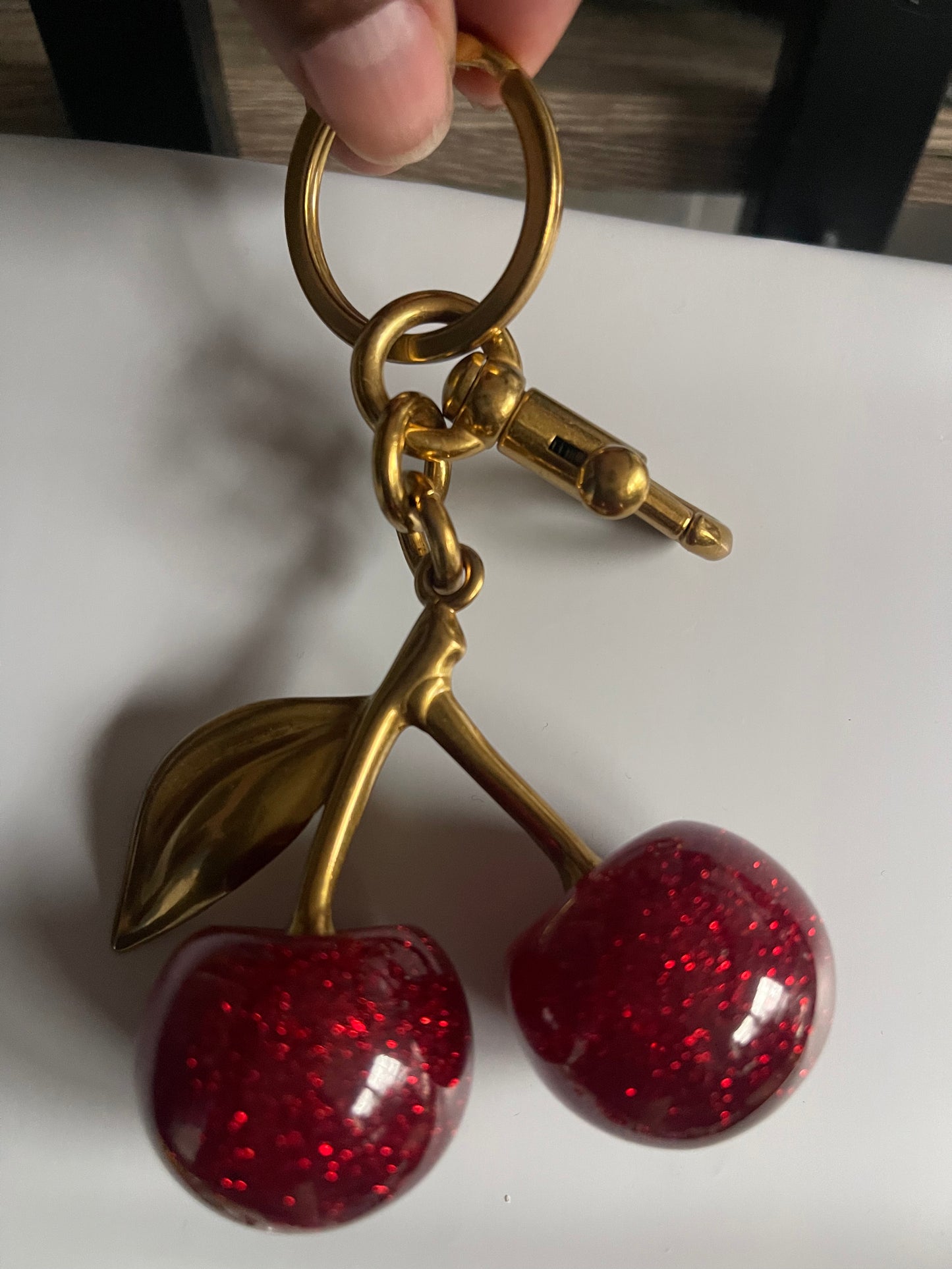 Cherry Drop Purse Charm